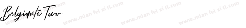 Belgiante Two字体转换
